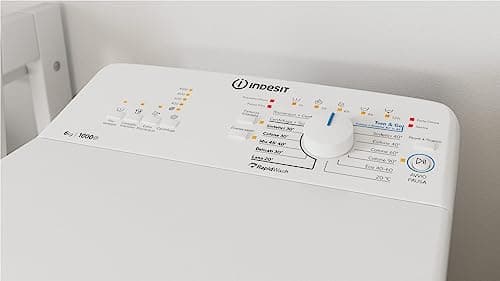 Indesit BTW L60400 IT Top-Loading Washing Machine, 6 kg, Class C, 60 cm, 1000 RPM, White - Image 8