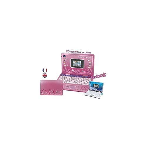 VTech - Genius XL Color Pro Bilingual Pink, Children's Computer with Colour Screen, Mouse, 90 Educational and Scalable Activities, Gift for Children from 6 to 11 Years - Content in French and English - Image 4