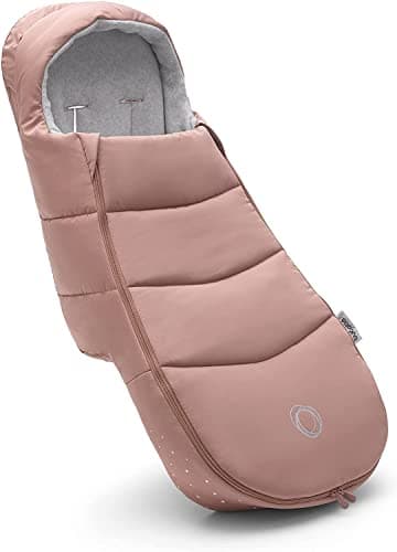 Bugaboo Footmuff - Essential Accessory for Pushchairs, Water and Weather Resistant, Comfortable Toes, Warm and Breathable in Evening Pink - Image 2