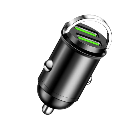 USB Cigarette Lighter, Dual 100W/5A Port, Fast USB Car Cigarette Lighter Charger, Mobile Phone Chargers for iPhone, Samsung Galaxy, Huawei, Xiaomi, Smartphone, Tablet - Image 2