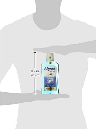 SIGNAL - Bain de Bouche Intégral 8 Anti-Plaque - Lutte contre les bactéries et la plaque dentaire - Haleine fraiche longue durée - Sans Alcool - 500ml (Lot de 2) - Image 4