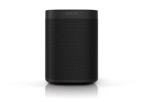 Sonos One - Enceinte sans Fil - Multiroom WiFi - Air Play 2 - Assistant Google et Amazon Alexa Intégrés - Son Clair - Interface Tactile - Noir - Image 3