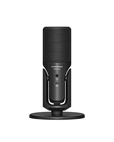 Sennheiser Profile Micro USB with Stand - Plug-and-Play Design, Perfect for Podcasts or Streaming, Cardioid Condenser Capsule, 1.2m USB-C Cable - Black (700065) - Image 3