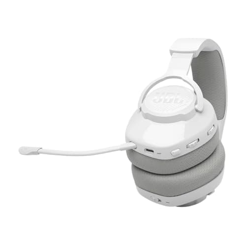 JBL Quantum 360 Wireless Over-Ear Gaming Headset, Dual 2.4GHz Bluetooth Connection, 22H Battery Life, Detachable Mic, Multi-Platform Compatible, White - Image 5
