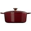 Le Creuset Garnet, 21177289494441 Enamelled Cast Iron Signature Casserole Dish with Lid, Ø 28 cm, Round, 6.7 L, 6.1 kg, Garnet - Image 5