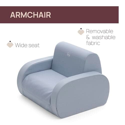 Chicco Twist Armchair for Children Transformable into Lounger and Sofa, Children's Chair with 3 Configurations, Comfortable and Lightweight, Transforms with 1 Gesture - 12 Months and Above - Image 7