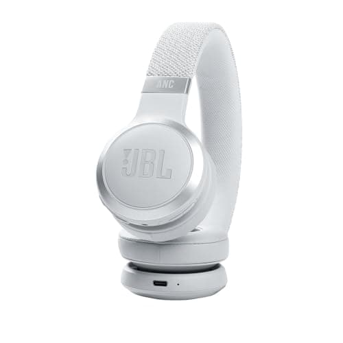 JBL Live 460NC – Casque audio supra-auriculaire sans fil – Écouteurs Bluetooth avec réduction de bruit et commande pour appels – Autonomie jusqu'à 50 heures – Blanc - Image 6