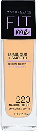 Maybelline Fit Me Luminous + Smooth Foundation No. 220 Natural Beige - Image 2