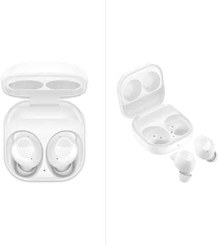 Samsung Galaxy Buds FE Wireless Bluetooth Headphones with Back Case Bean, ANC, 3 Microphones, Touch Control, Deep Bass, Charging Cable, White - Image 6