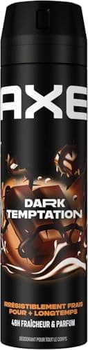 AXE - Déodorant Homme Spray - Dark Temptation - 48h non-stop frais - Parfum chocolat - lot 6x200ml - Image 4