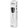 Braun Household Whisk MQS 050 BK Stainless Steel with EasyClick Plus System, Accessory for Braun Household MultiQuick 7 & 9 Hand Blender, BPA Free, Black - Image 6