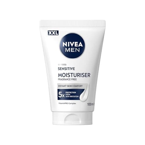 NIVEA MEN - Daily Face Moisturizing Cream - Immediate Hydration Boost - Sensitive Skin - XXL Size - Fragrance Free - VitaminPRO Complex - 5 Protectors - Non Greasy, Non Sticky - 100 ml - Image 3