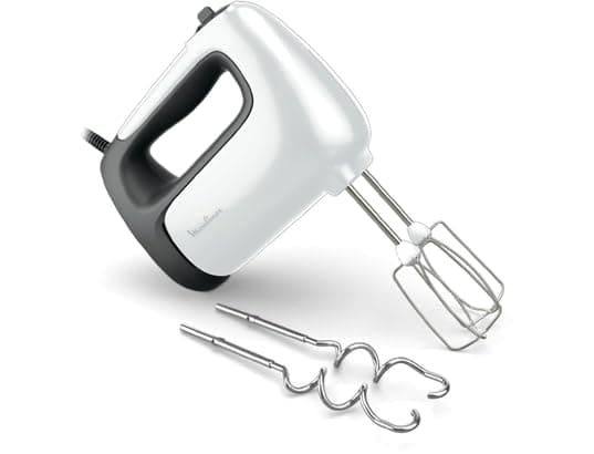 Moulinex Prep'Mix+ HM460110 Electric Mixer, 500 W, 5 Speed, Turbo Adjustment, 2 Whisks + 2 Stainless Steel Kneaders, Ideal for Light and Thick Prep'Mix+ - Image 5