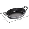 STAUB Stackable Cast Iron Dish, Oval, Ø 21 cm, 0.70 L, Graphite Grey - Image 4