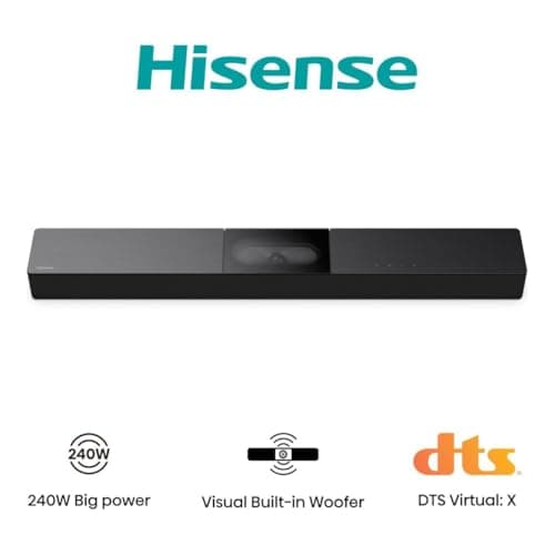 Hisense HS2000 Barra de Sonido 2.1 Dolby Digital Plus 240W Negra - Image 4