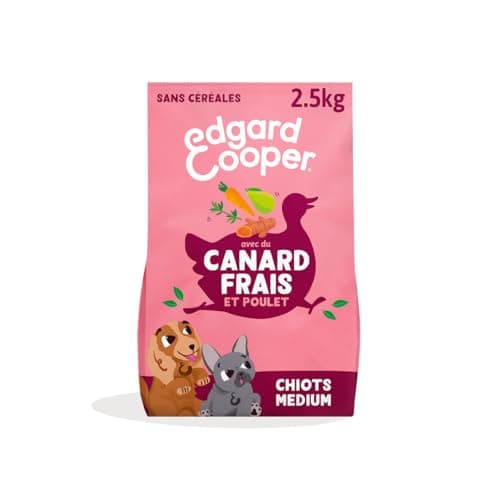 Edgard & Cooper Cereal-Free Puppy Food for Adult Dogs Medium (2.5kg), Duck And Chicken, Puppy Friendly Fiber Content, Natural Recipe, Never Animal Flour - Image 3
