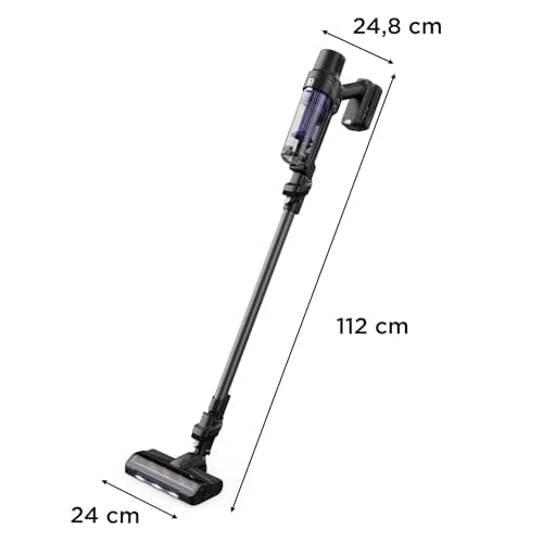 Rowenta X-Pert 7.60 Cordless Vacuum Cleaner, Ultra Light, Powerful 140 W, Versatile, Autonomy 45 min, Effective for All Floor Types RH6A33WO, Black - Image 3