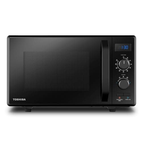 Toshiba MW2-AG23P (BK) Microwave Oven 900 W 23 L with Grill Function 1050 W, 8 Automatic Menus, ECO Function, Turntable with Position Memory, Black - Image 2