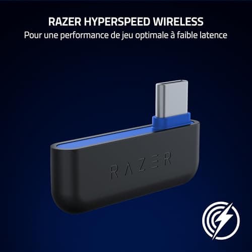 Razer Kaira HyperSpeed (Playstation Licensed) - Casque de Jeu sans Fil pour Playstation - 2,4 HyperSpeed et Bluetooth (Triforce 50mm, Microphone HyperClear, USB, multiplateforme) Blanc - Image 3