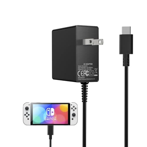 USB Type C Charger 6ft for Nintendo Switch/Lite/OLED, Compatible with Switch Pro and PS5 Controller, Works as Official Nintendo Switch Charger - Image 2