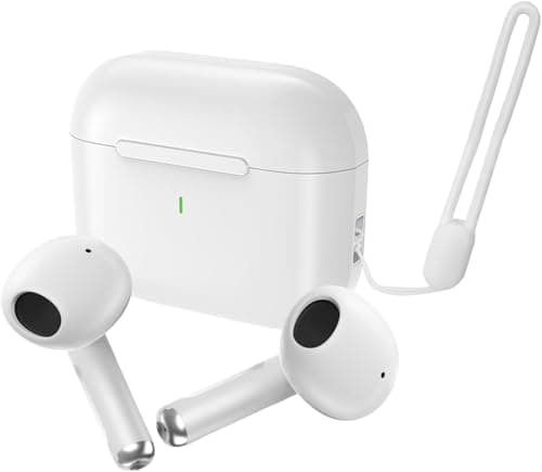 Bluetooth 5.4 Earphones, Wireless Earphone with 4 ENC Noise Reduction Mic Bluetooth Hi-Fi Stereo Sound, 48H Hi-Fi Sound Stereo Headset, IPX7 Earphones for iPhone/Samsung/Android - Image 3