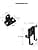 Wall Mount for Bose Virtually Invisible 300 Wireless Surround Speakers, Black (Pack of 2) - Image 7