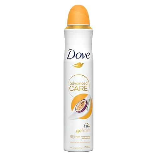 DOVE - Women's Advanced Care Passion Fruit and Lemongrass Deodorant - Antiperspirant Spray - 72 hours of protection (6 x 200 ml)​ - Image 4