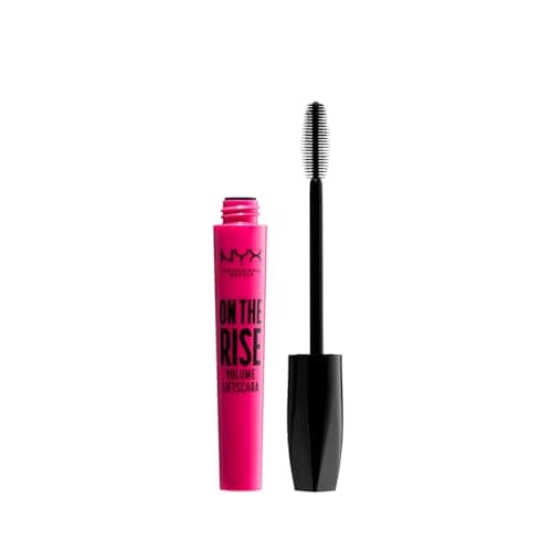 NYX Professional Makeup On The Rise Volume Liftscara, Mascara Volume Instantané, Brosse Sablier Élastomère, Formule Vegan, 10 ml, Couleur : Noir Mat - Image 3