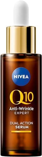 NIVEA Sérum anti-âge anti-rides avec Q10 atténue les rides et prévient leur nouvelle apparence, sérum raffermissant pour le visage avec glycostop, sérum anti-rides Q10 Expert Dual Action Sérum (30 ml) - Image 2
