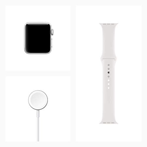 Apple Watch Series 4 40mm (GPS) - Silver Aluminum Case with White Sport Strap (Refurbished) - Image 7