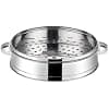 Stainless Steel Steamer Basket for Fish, Steamed Bread Basket, Kitchen Utensils, Multi-Layer Insert with Stand, Instant Pot Steamer Basket (16.5 cm 1 Layer) - Image 2
