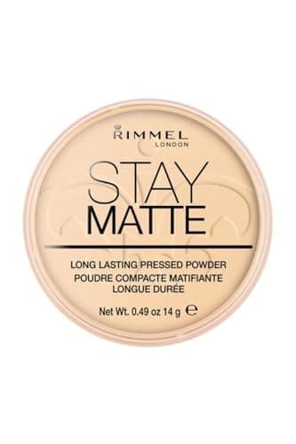 Rimmel - Poudre Compact Stay Matte - Anti-Brillance - Fini Mat et Naturel - 001 Transparent - 14gr - Image 3