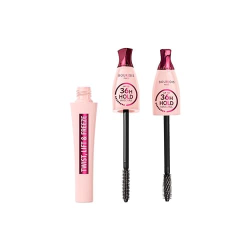 Bourjois Twist, Lift & Freeze Mascara, Noir, Tenue 36 h, Effet lift extrême et longueur, Brosse 2-en-1 Twist-Up, Formule qui ne coule pas, 8 ml - Image 4