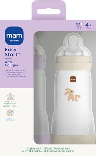 MAM Easy Start Anti-Colic Bottle 320 ml Lilac + Sand Pack of 2 - Image 3
