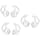 MMOBIEL 3 Pairs of Silicone Earbuds Earbuds Compatible with Bose MIE2 IE2 Size: S (24mm) M (28mm) L (30mm) - Image 2