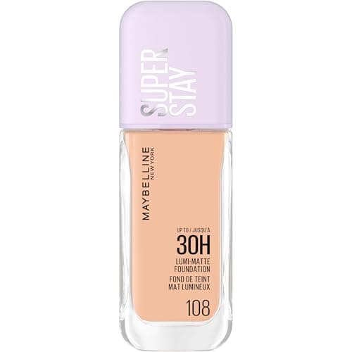 Maybelline New York Long-Lasting Liquid Foundation - Ultra-Resistant - Luminous Matte Finish - Enriched with Amino Acids - All Skin Types - Superstay 30H Lumi-Matte - Shade : 110 - 35 ml - Image 3