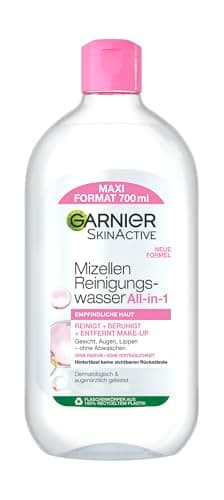 Garnier SkinActive - Eau micellaire nettoyante pour un nettoyage en douceur et un démaquillage en douceur - Lotion apaisante et hydratante pour le visage - 1 x 700 ml - Image 2