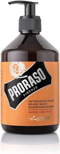 Proraso Beard Shampoo Wood & Spice, 500 ml, Scented Beard Shampoo that softens, cares and gently removes impurities, Made in Italy - Image 3