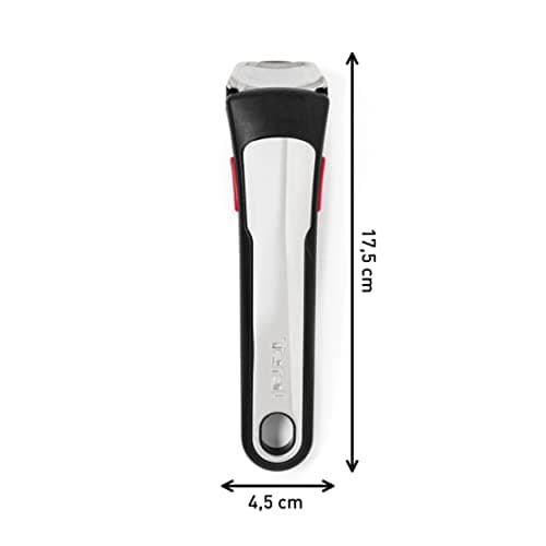 Tefal Ingenio Preference Frying Pan 28 cm, Stackable, Stainless Steel, Induction, Versatility, Space Saving L9720602 & Tefal Ingenio Premium Removable Handle, Black, Bakelite, 4.5 x 0.1 x 17.5 cm - Image 8