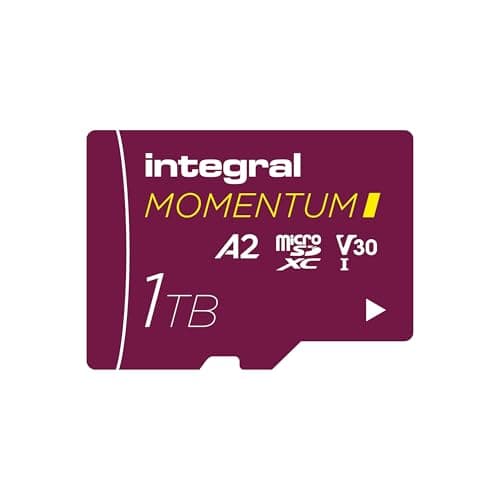 Integral Momentum I - 1TB MicroSDXC Card, 210MB/s Reading, 180MB/s Write, V30, U3, A2, for 4K/5K UHD on GoPro, DJI Drones, Sports Cameras and 360°, Waterproof, Shockproof - Image 2
