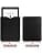 HoYiXi Universal Case for 6 Inch Kindle/Kobo/Voyaga/Lenovo/Pocketbook/Sony/Tolino E-Book E-Reader Lightweight Leather Pouch Case for 6 Inch Ebook - Black - Image 4
