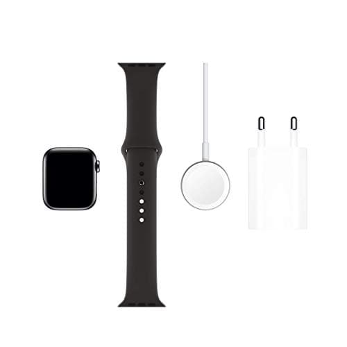 Apple Watch Series 5 (GPS + Cellular, 40MM) Space Grey Stainless Steel Case with Black Sport Strap (Refurbished) - Image 7