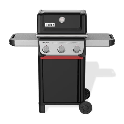 Weber Spirit E-310/3 Burner Gas Grill, Durable Wheels, Grill Retains Even Heat, 51 x 46 cm Cooking Surface Compatible with Weber Works Side Rails, Black/Silver - Image 2