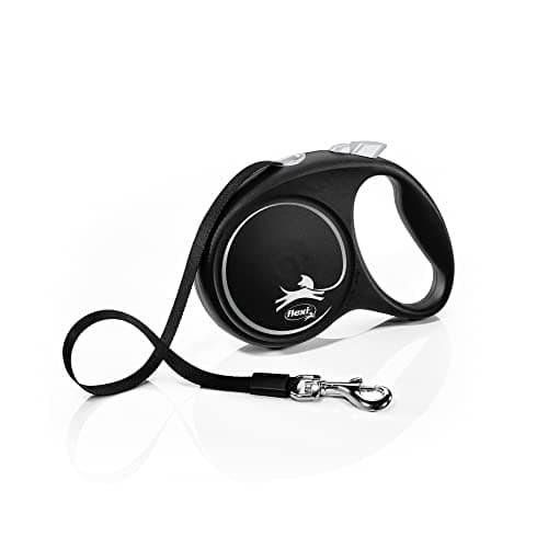 Flexi Black Design M Strap 5 m Black/Silver, Retractable Lead for Dogs up to 25 kg - Image 3