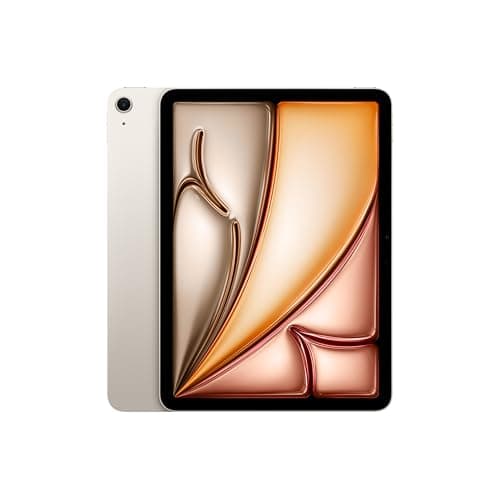 Apple iPad Air 11 Inch with M3 Chip: Apple Intelligence, Liquid Retina Display, 256GB, 12MP Front/Rear Cameras, Wi-Fi 6E, Touch ID, One-Day Battery Life - Starlight - Image 2