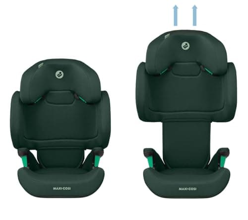Maxi-Cosi Rodifix R i-Size, ISOFIX Car Seat, 3-12 Years, 100-150 cm, ClimaFlow Technology, G-CELL Side Impact Protection, Adjustable Height, Quick and Easy Buckle, Authentic Green - Image 5