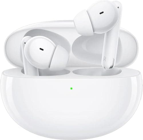 OPPO Enco Free 2 W52 True Wireless Earphones White Bluetooth 5.2 Noise Cancelling In-Ear Headphones, Dynaudio Quality Sound [Italian Version], White - Image 3