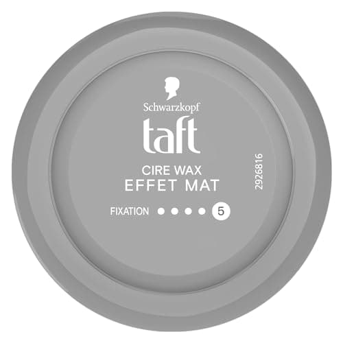 Schwarzkopf - Taft - Men's Hair Wax - Matte Effect 5 - Strong Hold - Protects Against Dryness - Long Lasting - 24h Hold - Styling - 75ml Pot - Image 3