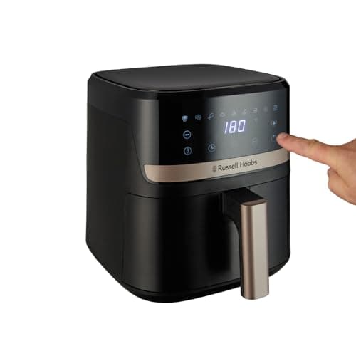 Russell Hobbs Air Fryer Rapid Air 4.3L (Ultra Compact, Quiet) Oil-free Fryer (Cooking, Grilling, Roasting and More, Economical, Touch, Fast, Auto Shut-off, Non-Stick Parts, Dishwasher) 27610-56 - Image 6