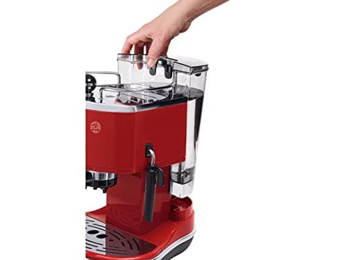 De'Longhi Icona Eco 311.R Macchina da Caffè Espresso Manuale, Caffè in Polvere o in Cialde E.S.E., 1100 W, Rosso - Image 4